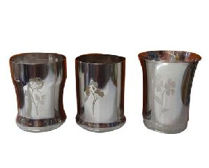 Stainless Steel Glass Set