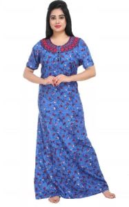 Women Dark Blue Nighty