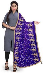 Cotton Embroidery Designer Dupatta