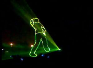 Graphic laser Beam show services