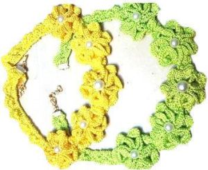 Crochet necklace