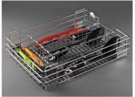 Stainless Steel Storage Solutions Series Wire Cutlery Basket