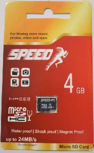 Speed 4 GB Memory Card