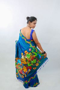 Hand Painted Silk Sarees