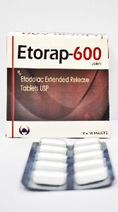 Etodolac 600 Mg Tablets : Etorap - 600 Mg