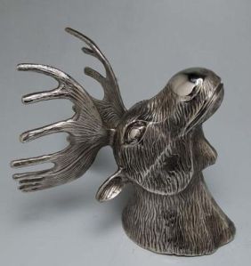 Wall Mounted Metal Deer Head