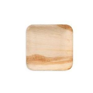 6 Inch Areca Palm Leaf Square Plate