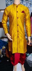 Mens Wedding Kurta Dhoti Set