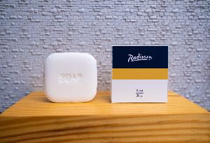 Hotel square Soap white