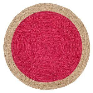 Safavieh Braided Jute Red Rugs