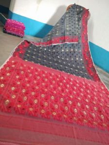 Soft Dhakai Jamdani Sarees