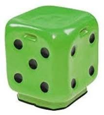 Green Dice Stool