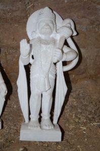 Marble Bajrangbali Statue