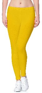 Yellow Ankle Length Leggings