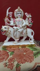 Marble Durga Mata Statue