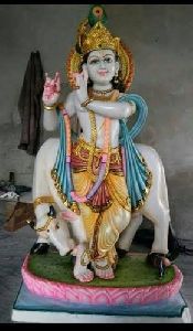 Marble Krishna Statue