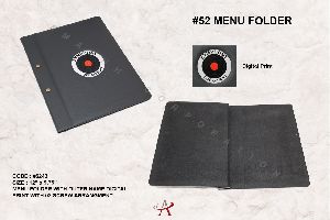 Vegan Leather Menu Folder