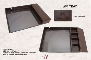 Vegan Leather TCM Tray