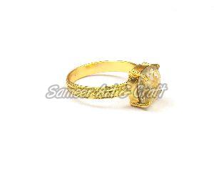 Golden Rutile Gemstone Ring