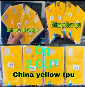 Yellow TPU Tempered Glass