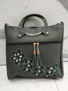 Ladies Green Handbag