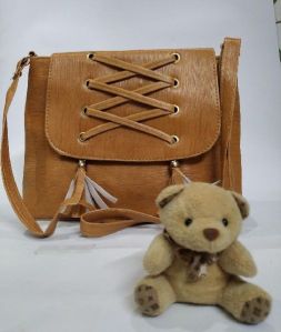 Ladies Leather Side Bag