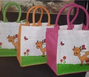 Jute Lunch Bag-