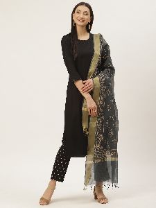 Womens Rayon Solid Ethnic Duptta