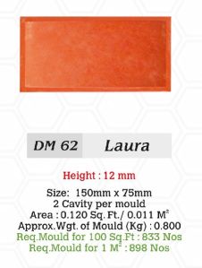 Wall Tile Mould DM 62 Laura