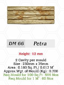 Wall Tile Mould DM 66 Petra