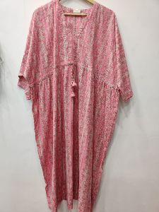 hand block printed dress