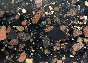 Pebble Black Granite Slab