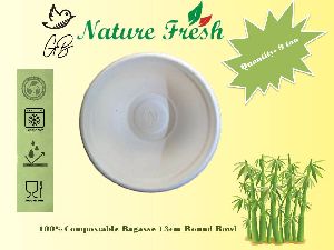 Bagasse Round Bowl