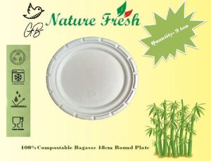 Ecoware 18cm Round Plate