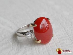 NATURAL CORAL RING