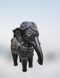 Terracotta Elephant Statue