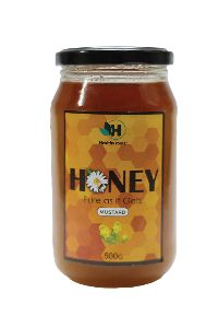 mustard raw honey