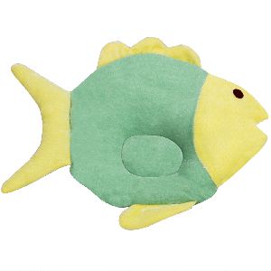 Mother's Smile Baby Soft Fabric Neck Support Fish Shape Pillow (Multicolor)
