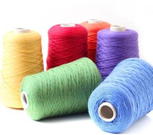 recycled cotton yarns