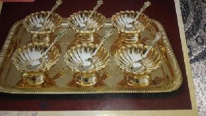 Brass Sweet Dish Set