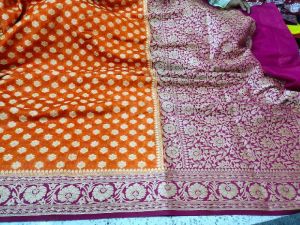 Semi Georgette silk saree