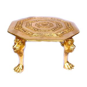 Brass Pooja Stool