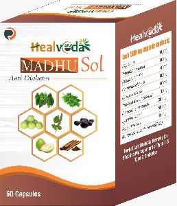 Anti Diabetic Capsules - Madhusol