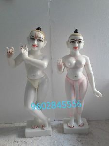 Marble Radha Krishna Statue