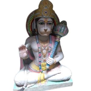 Marble Hanuman Statue