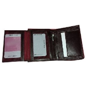 Mens Black Leather Wallet