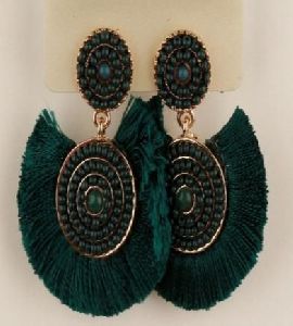 SILK THREAD EARRINGS