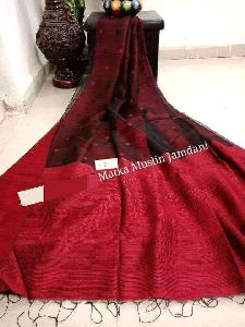 Pure Matka Muslin Sarees