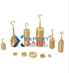 Brass Slotted Masses Set