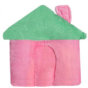 Pink House Shaped Baby Pillow